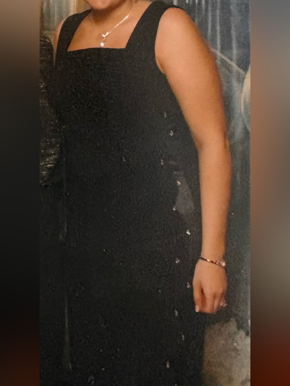 Vintage Y2K Junnie Leigh New York Black Evening Dress & Jacket Swarovski Crystal - Picture 11 of 11